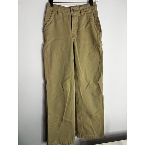TNA Denim - TNA Boyfriend Jeans in Khaki Size 00 25 in waist and 26 in inseam